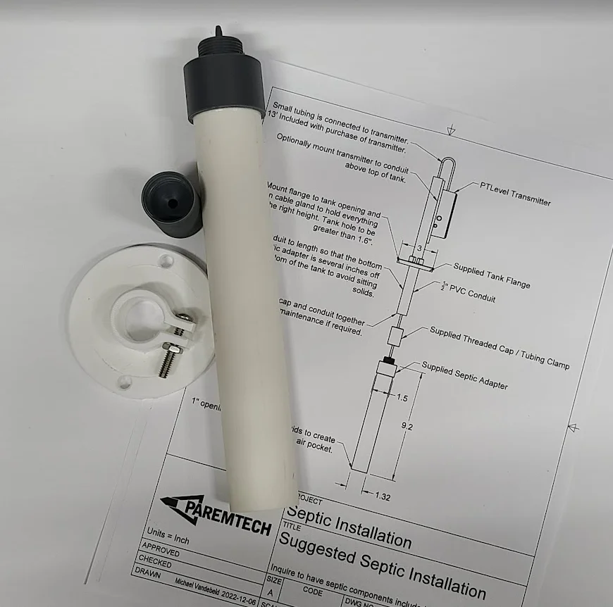 Adaptateur pour fosse septique