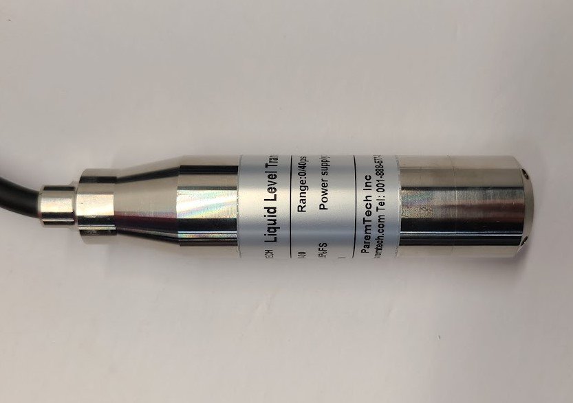 Especificaciones del sensor de acero inoxidable