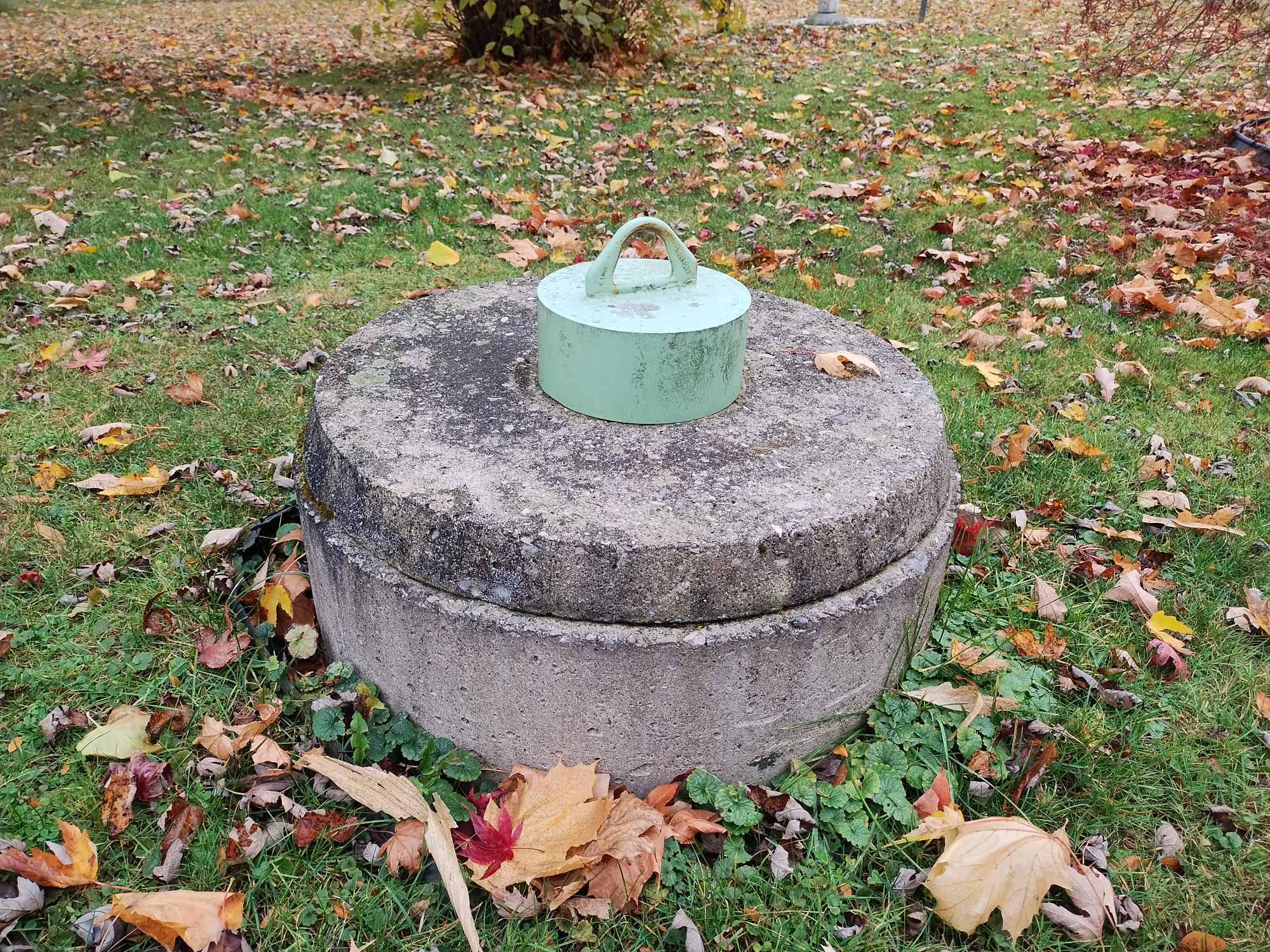 Cement Cistern, an alternate water supply option to municipally supplied water